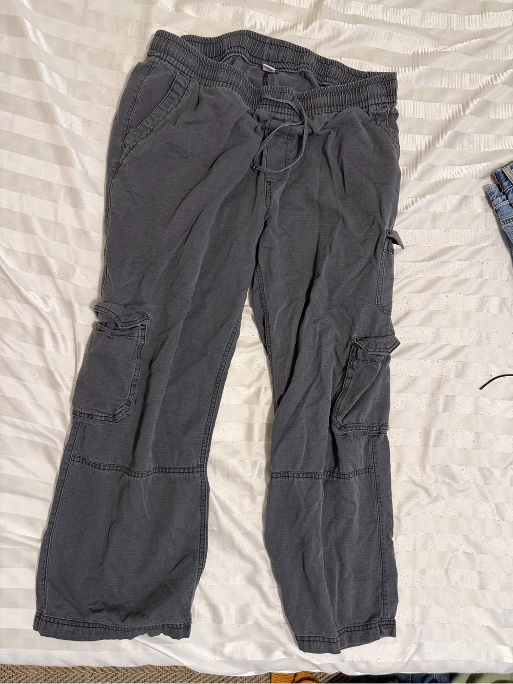 Old Navy Charcoal Gray Cargo Pants